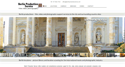 Desktop Screenshot of berlinproductionservice.com
